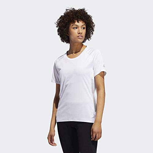adidas 25/7 tee Runr Camiseta, Mujer, Blanco, M