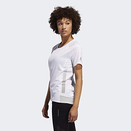 adidas 25/7 tee Runr Camiseta, Mujer, Blanco, M