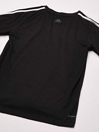 adidas 3 Stripe Longsleeve W Camiseta de Manga Larga, Mujer, Negro (Black/White), 2XS
