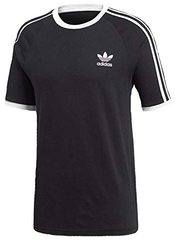 adidas 3-Stripes tee T-Shirt, Hombre, Black, S