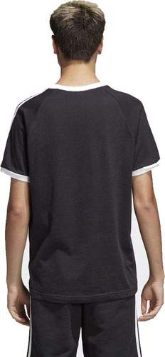 adidas 3-Stripes tee T-Shirt, Hombre, Black, S