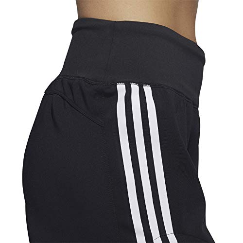 adidas 3S WVN Gym SHRT Pantalones Cortos de Deporte, Mujer, Black/Black, S