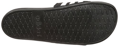 Adidas Adilette Comfort, Zapatos de Playa y Piscina Hombre, Negro (Core Black/Footwear White/Core Black 0), 43 EU