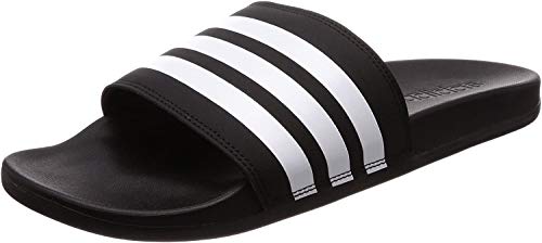 Adidas Adilette Comfort, Zapatos de Playa y Piscina Hombre, Negro (Core Black/Footwear White/Core Black 0), 43 EU