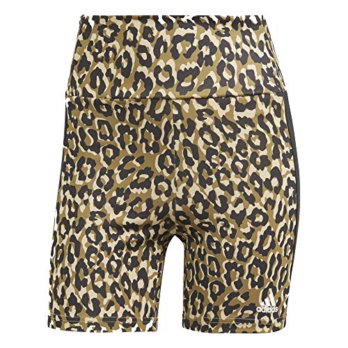 adidas Aeroready Leopard - Pantalones cortos para mujer multicolor L