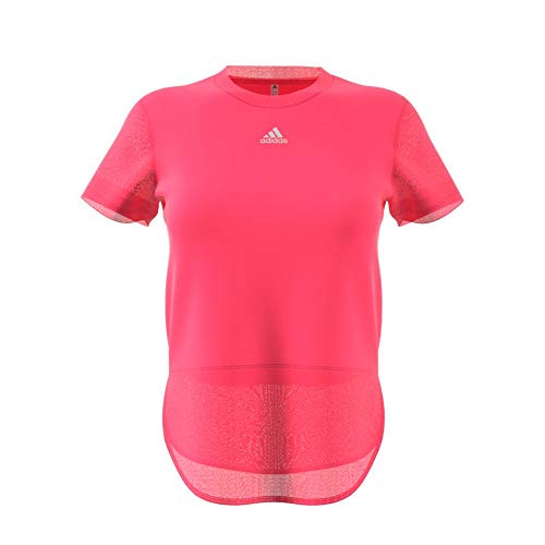adidas A.RDY LVL 3 tee Camiseta, Mujer, rossen, XL