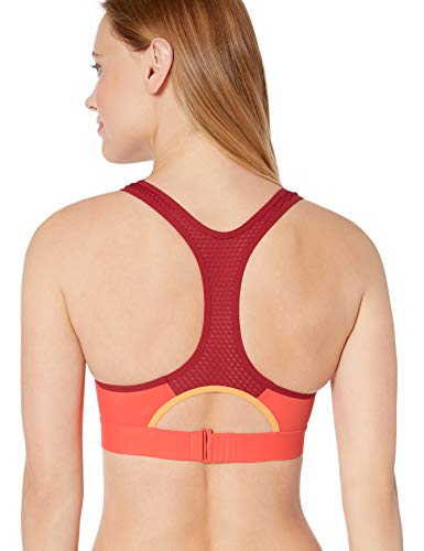 adidas - Bañador para Mujer, Mujer, Traje de baño de una Pieza, S19ISSW1242, Coral de Alta resolución/Granate Activo/Dorado Activo, 90D