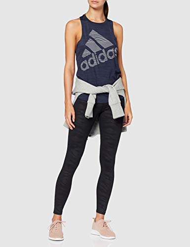 adidas Bos Logo Tank Camiseta sin Mangas, Mujer, Legend Ink, XS