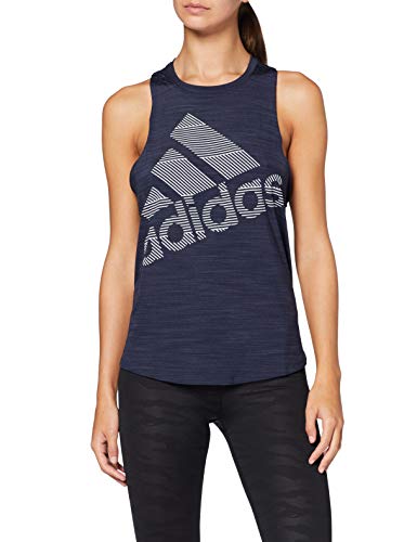 adidas Bos Logo Tank Camiseta sin Mangas, Mujer, Legend Ink, XS