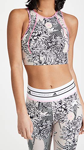 adidas by Stella McCartney TruePurpose Allover Print Crop Top Women's, Pink, Size S