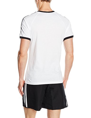adidas California Camiseta de Manga Corta, Hombre, Color Blanco, tamaño Large