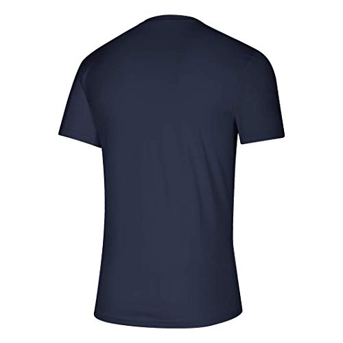 adidas Camiseta Climalite Creator Regular Fit EK00 para hombre - EK0087, XXL, Azul marino/flor y brillo