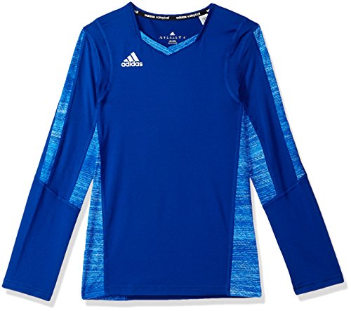 adidas Camiseta de Voleibol para niña de Manga Larga, Niñas, S1648YVB003, Collegiate Royal, L