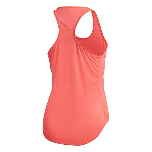 adidas Camiseta sin Mangas Personal Best Run It de 3 Rayas para Mujer, Mujer, Camisa, KCM94, Señal Rosa, XS