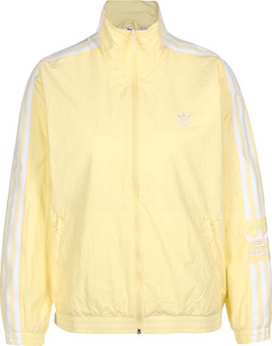 adidas Chaqueta de nailon para mujer, color amarillo amarillo 36