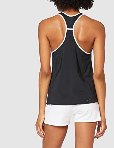 adidas Club BK0717_M Camiseta de Tenis, mujer, Negro (Black/White), Medium