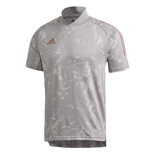 adidas Condivo 20 Ultimate Jersey Camiseta Entrenamiento, Hombre, Team Mid Grey/Nude Pearl Essence, M