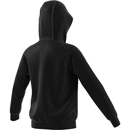 Adidas CORE18 Hoody Y Sudadera, Unisex Niños, Negro/Blanco, 176