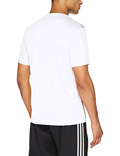 adidas CORE18 JSY T-Shirt, Hombre, White/Black, XL