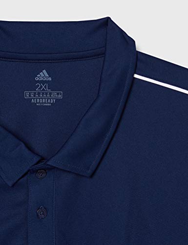Adidas CORE18 POLO Polo shirt, Hombre, Dark Blue/ White, L