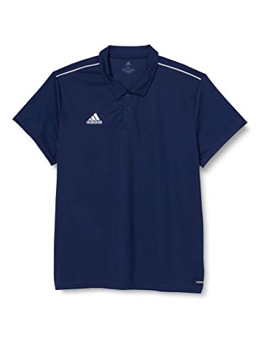 Adidas CORE18 POLO Polo shirt, Hombre, Dark Blue/ White, L