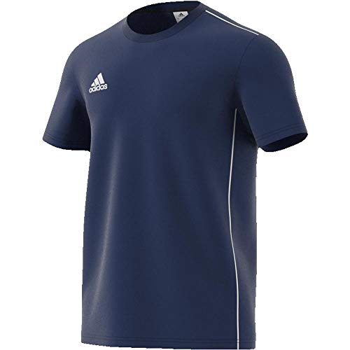 adidas CORE18 tee Camiseta de Manga Corta, Hombre, Dark Blue/White, 3XL