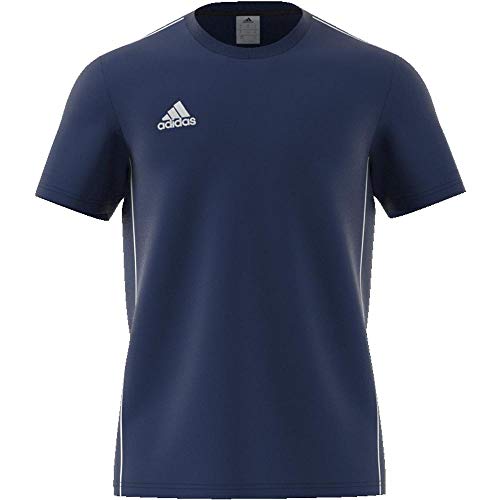 adidas CORE18 tee T-Shirt, Hombre, Dark Blue/White, 2XL