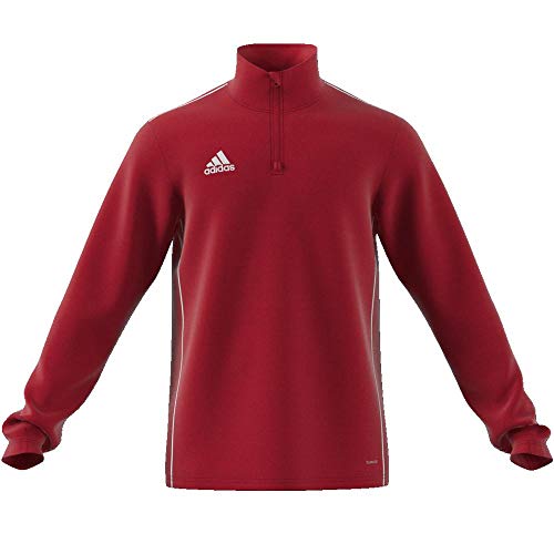 adidas CORE18 TR Top Sudadera, Hombre, Power Red/White, S
