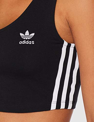adidas Crop Tank Tank Top, Mujer, Black, 44