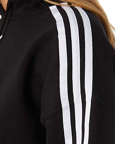 adidas Cropped Hoodie Black Camiseta, Mujer, Negro, 40
