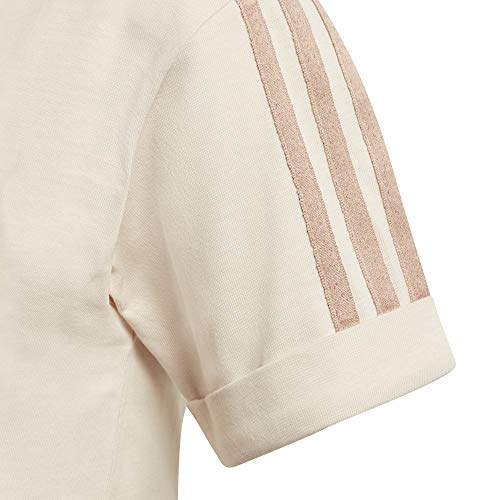 adidas Cropped T-Shirt, Lino, 36 Womens