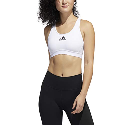 adidas DRST Ask Bra Sujetador de Deporte, Mujer, White, S