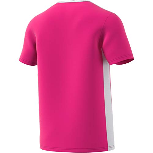 adidas Entrada 18 - Camiseta de entrenamiento - F1706GHTM111, playera Entrada18, XL, Rosa y blanco.