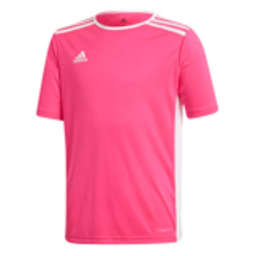 adidas Entrada 18 - Camiseta de entrenamiento - F1706GHTM111, playera Entrada18, XL, Rosa y blanco.
