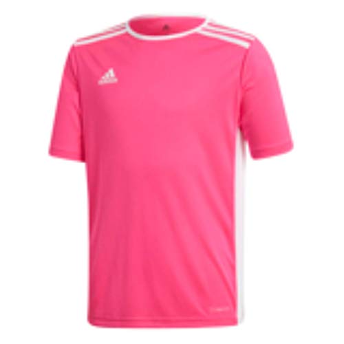 adidas Entrada 18 - Camiseta de entrenamiento - F1706GHTM111, playera Entrada18, XL, Rosa y blanco.