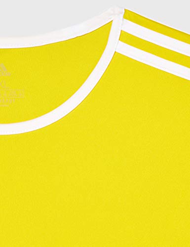 adidas Entrada 18 JSY T-Shirt, Hombre, Yellow/White, M