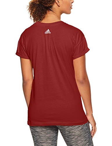 adidas ESS Lin Lo Camiseta, Mujer, Granate Noble, M