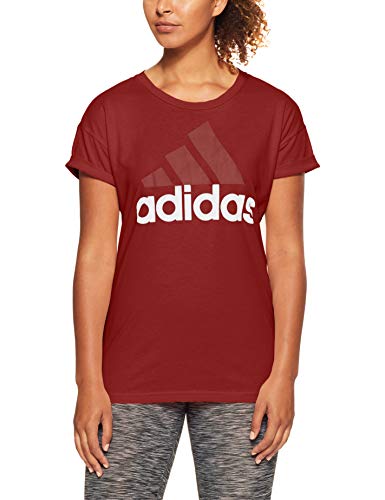 adidas ESS Lin Lo Camiseta, Mujer, Granate Noble, M
