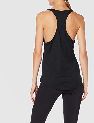 adidas Essentials Linear Tk Camiseta de Tirantes, Mujer, Negro (Black/White), L