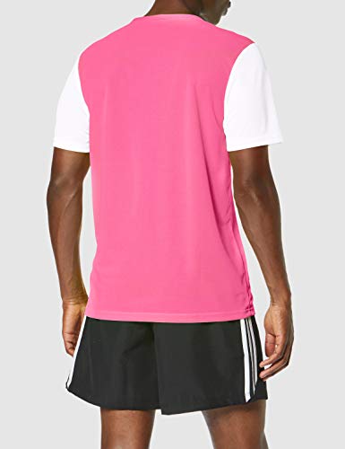 adidas ESTRO 19 JSY Camiseta de Manga Corta, Niños, Solar Pink, M