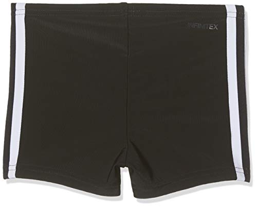 adidas Fit Bx 3 Bandas Bañador Bóxer, Niños, Negro (Black/White), 5-6 años-116