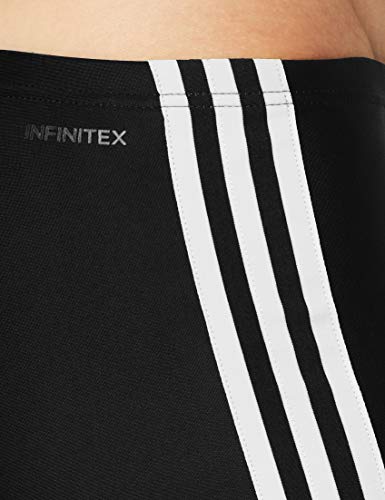 adidas FIT Bx 3S Traje de Baño, Hombre, Black/White, 4