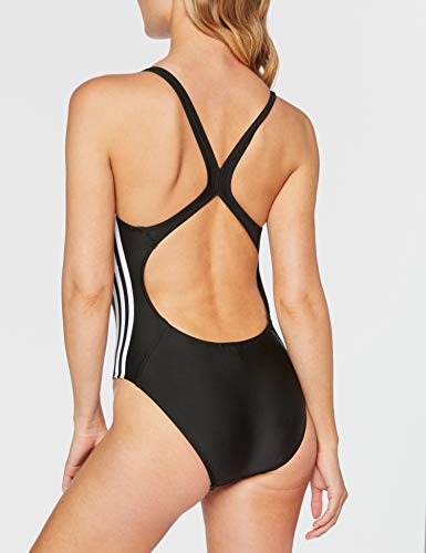 adidas FIT Suit 3S Traje de Baño, Mujer, Black/White, 46