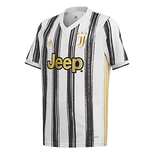 adidas Juventus FC Temporada 2020/21 JUVE H JSY Y Camiseta Primera equipación, Niño, White/Black, 140