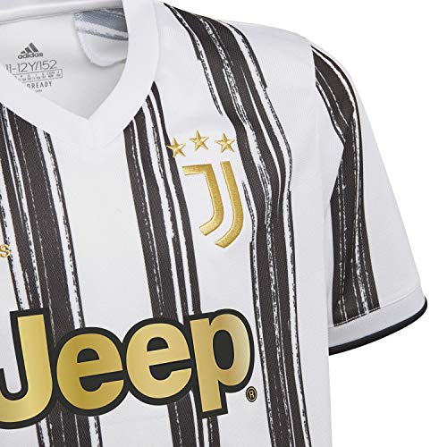 adidas Juventus FC Temporada 2020/21 JUVE H JSY Y Camiseta Primera equipación, Niño, White/Black, 140