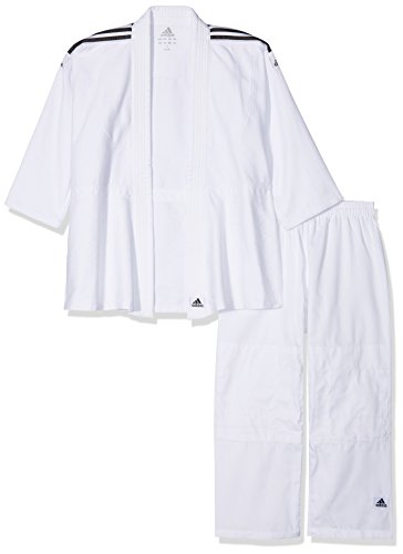 adidas - Kimono de Artes Marciales, tamaño 150 UK, Color Brilliant Blanco