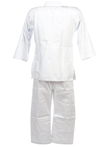 adidas - Kimono de Artes Marciales, tamaño 150 UK, Color Brilliant Blanco