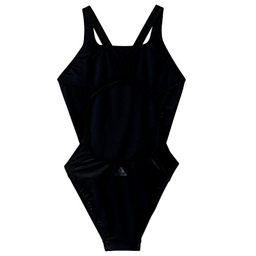adidas Lin YG 1PC - Bañador para Mujer, Color Negro/Rojo, Talla 40