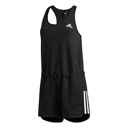 adidas Mono Deportivo para Mujer, Color Negro, Blanco, M