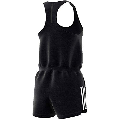 adidas Mono Deportivo para Mujer, Color Negro, Blanco, M